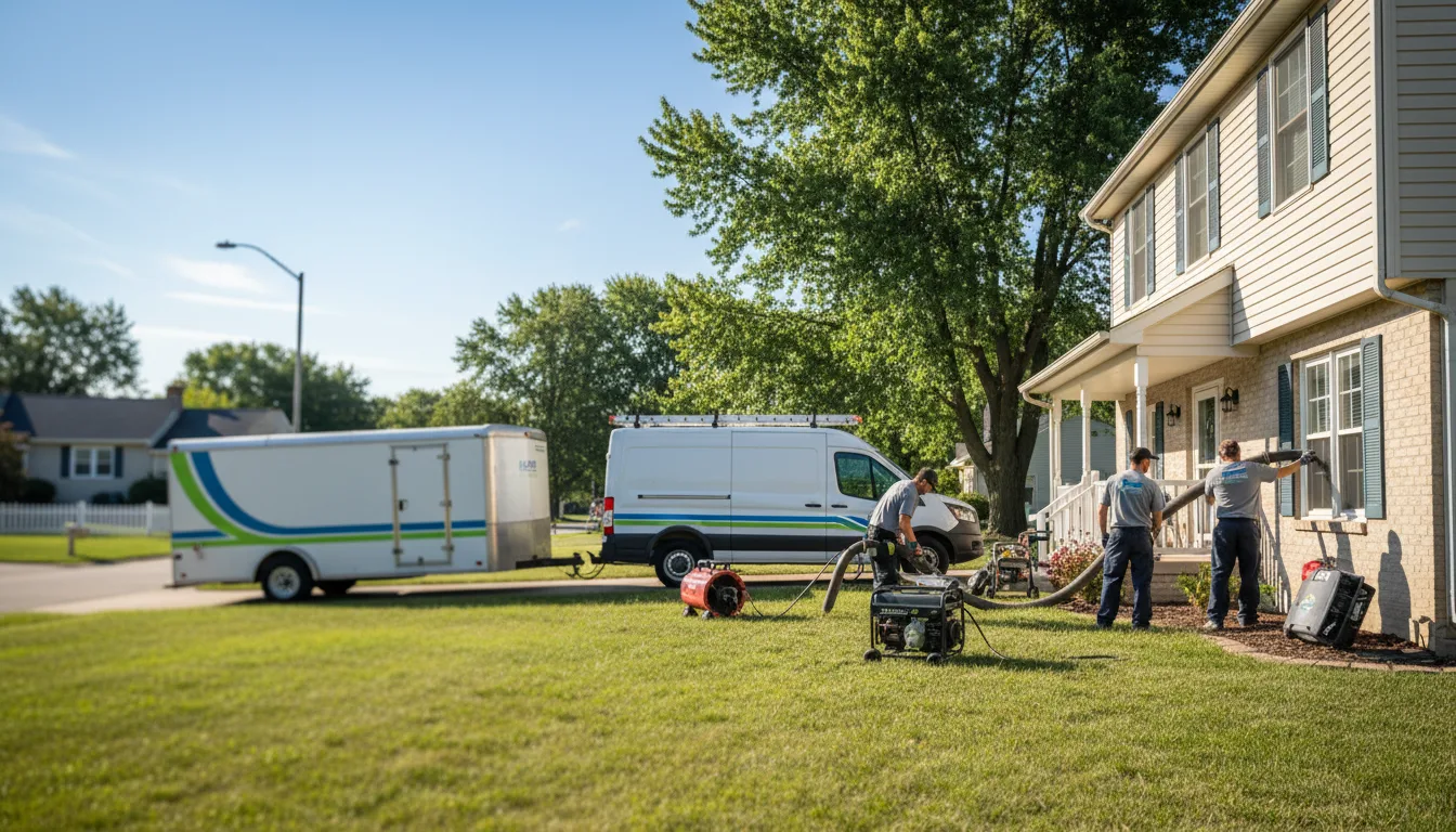 Flooded Basement Restoration And Cleanup With Repair in Lynn Center, IL near me